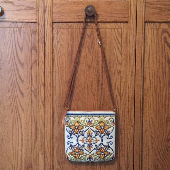 SOLD SOLDBrighton embroidered crossbody mini purse - Picture 2 of 8